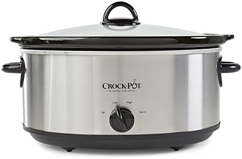 Crock-Pot 7 Quart Oval Manual Slow Cooker – Stainless Steel - Select 7jqeb4