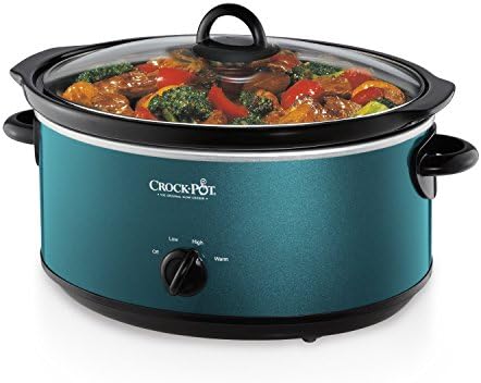 Crock-Pot 7 Quart Manual Slow Cooker – Turquoise - Select ovuigf