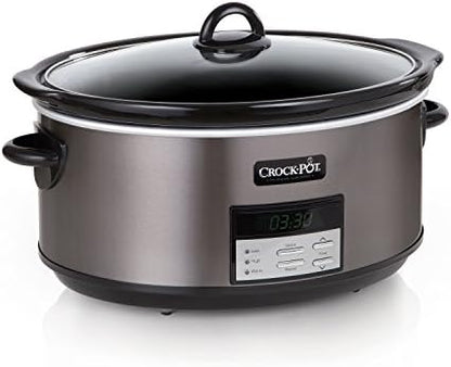 Crock-Pot 8 Quart Programmable Slow Cooker with Auto Warm - Select 9ekihp