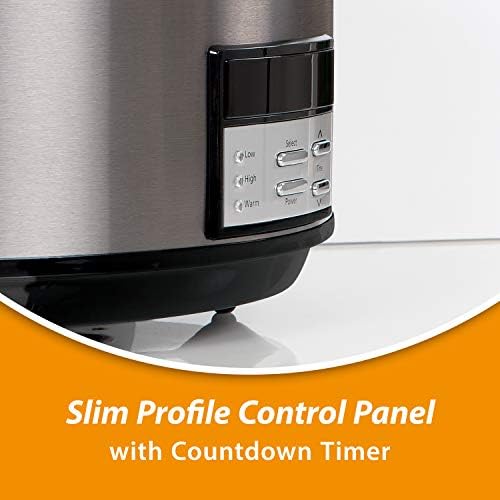 Crock-Pot 8 Quart Programmable Slow Cooker with Auto Warm - Select 9ekihp
