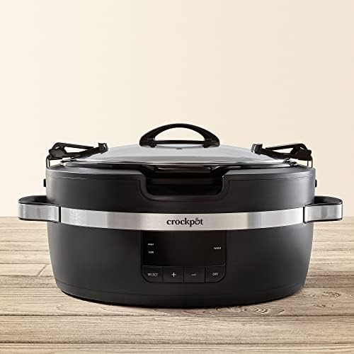 Crock-Pot Thermoshield 6 Quart Slow Cooker with Carry Handles - Select xkrllq