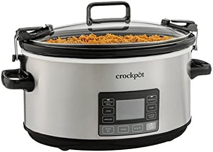 Crock-Pot 7 Quart Portable Programmable Slow Cooker with Timer - Select 3djti6
