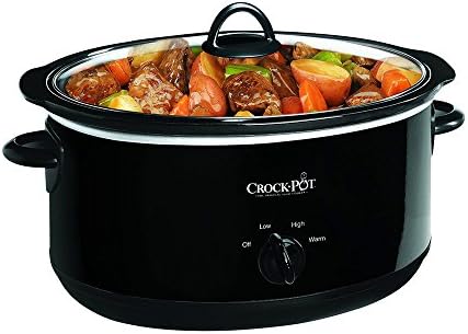 Crock-Pot 8 Quart Manual Slow Cooker – Black - Select 1pwxky