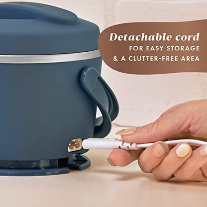 Crock-Pot Electric Lunch Box Food Warmer 20oz – Faded Blue - Select i8buqs