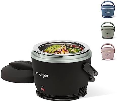 Crock-Pot Electric Lunch Box Food Warmer 20oz – Black - Select h7wz0e