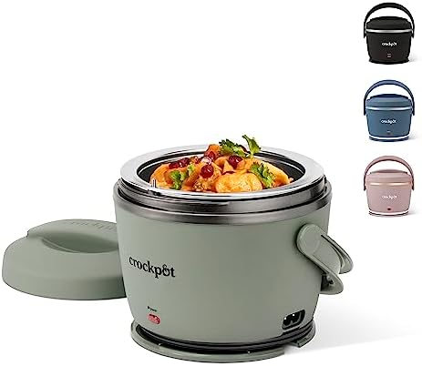Crock-Pot Portable Electric Lunch Box Food Warmer – Green - Select ymqdf4