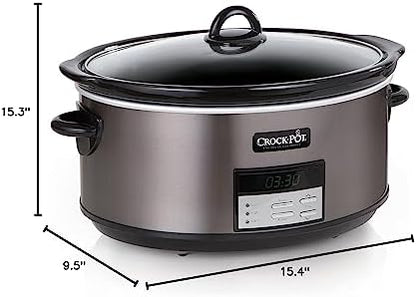 Crock-Pot 8 Quart Programmable Slow Cooker with Auto Warm - Select 9ekihp