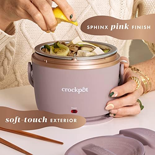 Crock-Pot Electric Lunch Box Food Warmer 20oz – Blush Pink - Select rlgjyc