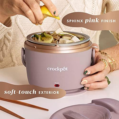 Crock-Pot Electric Lunch Box Food Warmer 20oz – Blush Pink - Select rlgjyc