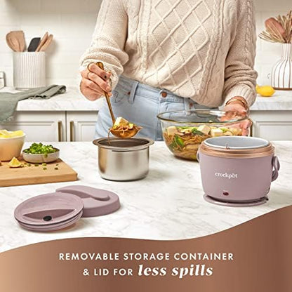 Crock-Pot Electric Lunch Box Food Warmer 20oz – Blush Pink - Select rlgjyc