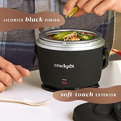 Crock-Pot Electric Lunch Box Food Warmer 20oz – Black - Select h7wz0e