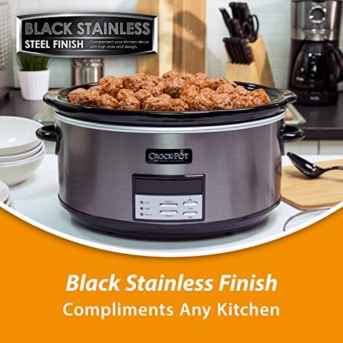 Crock-Pot 8 Quart Programmable Slow Cooker with Auto Warm - Select 9ekihp