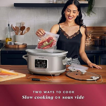 Crock-Pot 7 Quart Programmable Cook & Carry Slow Cooker - Select fatti7