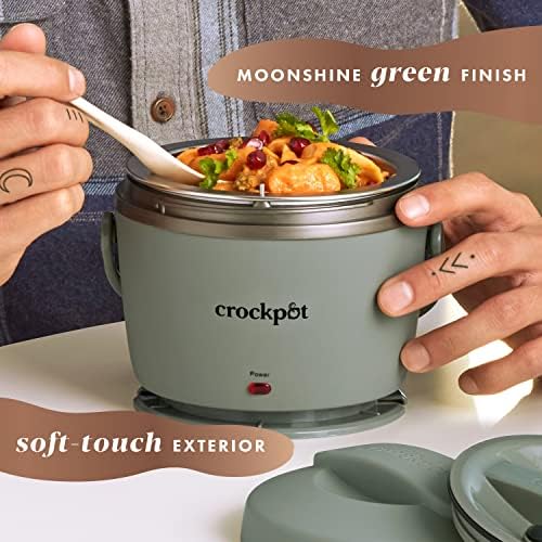 Crock-Pot Portable Electric Lunch Box Food Warmer – Green - Select ymqdf4