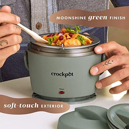 Crock-Pot Portable Electric Lunch Box Food Warmer – Green - Select ymqdf4