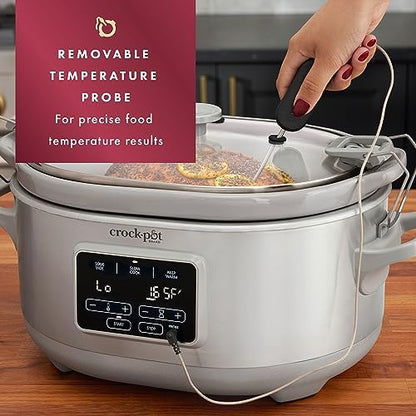 Crock-Pot 7 Quart Programmable Cook & Carry Slow Cooker - Select fatti7