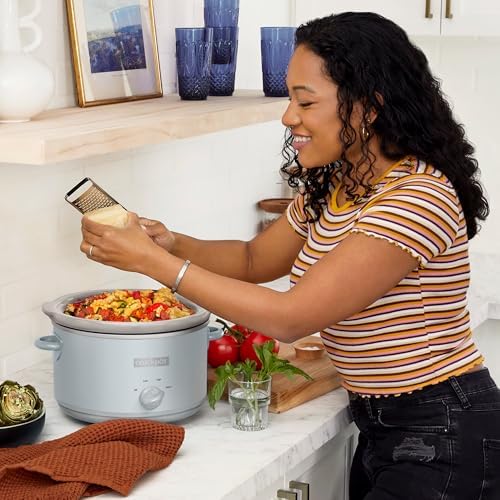 Crock-Pot 4.5 Quart Manual Slow Cooker – Macaroon Blue - Select zeawk1
