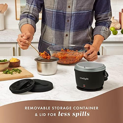Crock-Pot Electric Lunch Box Food Warmer 20oz – Black - Select h7wz0e