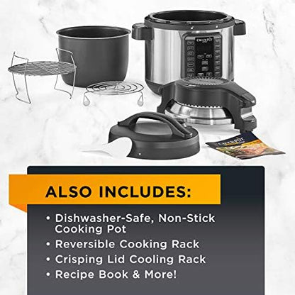 Crock-Pot Express Crisp 8 Quart 10-in-1 Pressure Cooker - Select adyznj