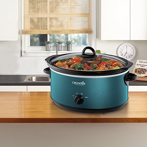 Crock-Pot 7 Quart Manual Slow Cooker – Turquoise - Select ovuigf
