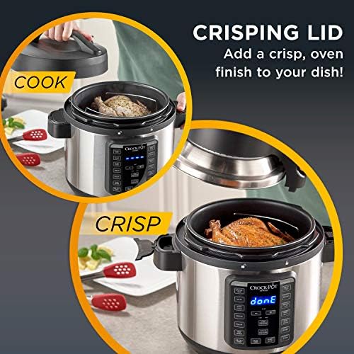 Crock-Pot Express Crisp 8 Quart 10-in-1 Pressure Cooker - Select adyznj