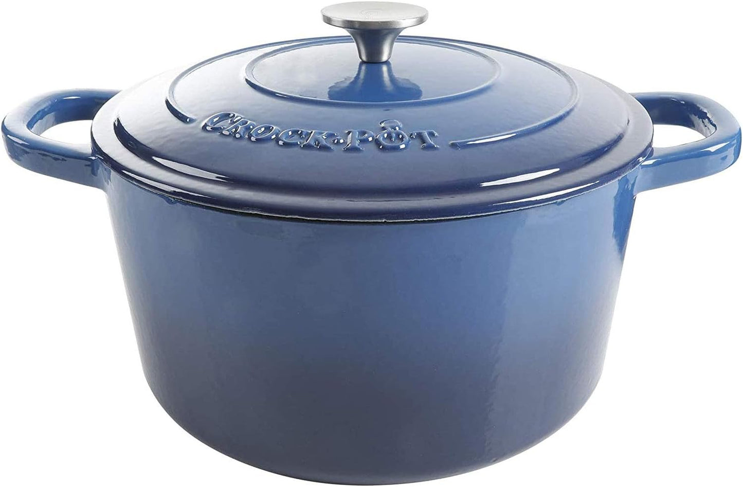 Crock-Pot 3 Quart Enameled Cast Iron Dutch Oven – Aqua - Select fl1v6s