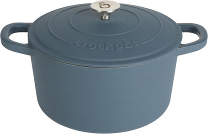 Crock-Pot 3 Quart Enameled Cast Iron Dutch Oven – Aqua - Select fl1v6s