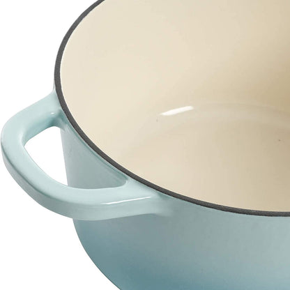 Crock-Pot 3 Quart Enameled Cast Iron Dutch Oven – Aqua - Select fl1v6s