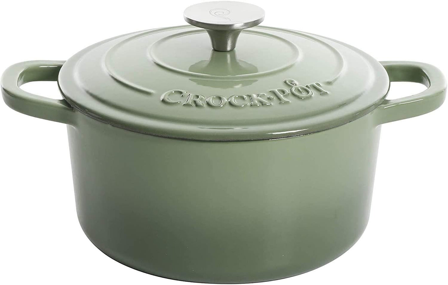 Crock-Pot 3 Quart Enameled Cast Iron Dutch Oven – Aqua - Select fl1v6s