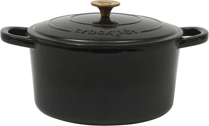 Crock-Pot 3 Quart Enameled Cast Iron Dutch Oven – Aqua - Select fl1v6s