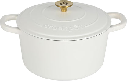 Crock-Pot 3 Quart Enameled Cast Iron Dutch Oven – Aqua - Select fl1v6s
