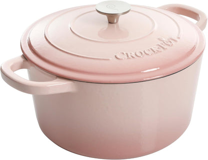 Crock-Pot 3 Quart Enameled Cast Iron Dutch Oven – Aqua - Select fl1v6s