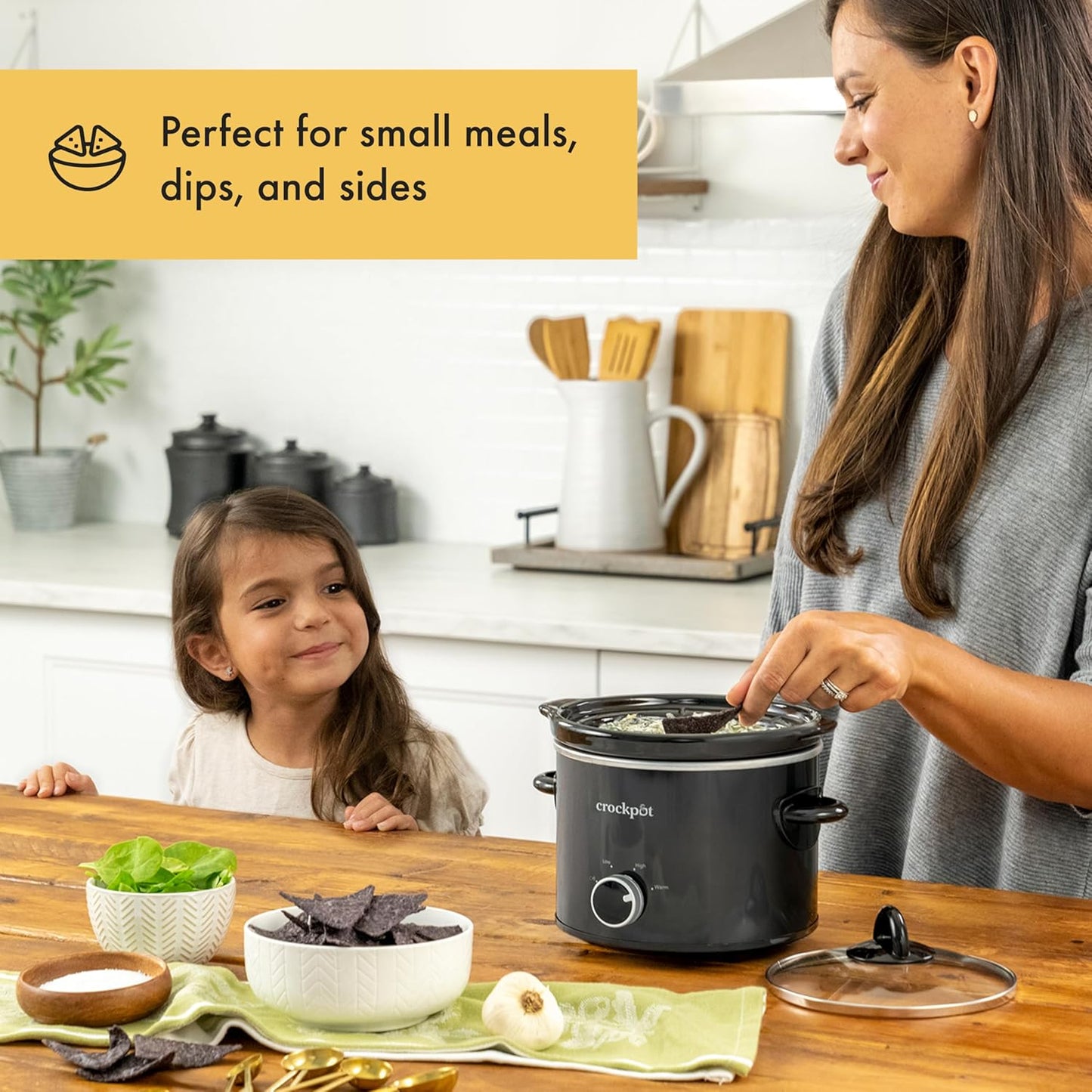 Crock-Pot 2 Quart Mini Slow Cooker – Classic Compact Cooker - Select 0esxrm